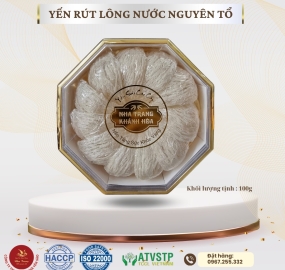 YẾN RÚT LÔNG NƯỚC NGUYÊN TỔ